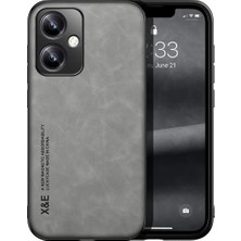 Bovinox Vivo Y35 Kamera Korumalı Kılıf Deri Görünümlü Tam Koruma Vintage Premium Deri Lansman Kılıf