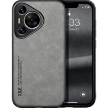 Bovinox Huawei Pura 70 Kamera Korumalı Kılıf Deri Görünümlü Tam Koruma Vintage Premium Deri Lansman Kılıf