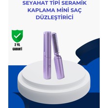 Taşınabilir Saç Düzleştirici Tarak – Ayarlanabilir Isı Kontrollü - Lisinya