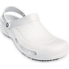 Crocs 10075 Bistro Unisex Beyaz Terlik Yaz Sezonu İçin Ortopedik ve Konforlu Tekstil