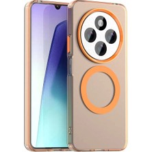 Bovinox Xiaomi Redmi 14C Uyumlu Magsafe Şarj Destekli Renkli Kılıf Kamera Korumalı Silikon Darbe Emici Kapak