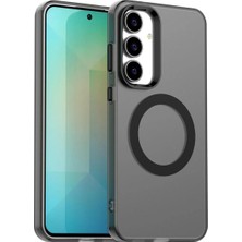 Bovinox Samsung Galaxy S24 Fe Uyumlu Magsafe Şarj Destekli Renkli Kılıf Kamera Korumalı Silikon Darbe Emici