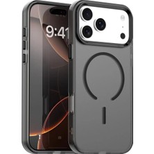 Bovinox Iphone 17 Pro Max Uyumlu Magsafe Şarj Destekli Renkli Kılıf Kamera Korumalı Silikon Kapak