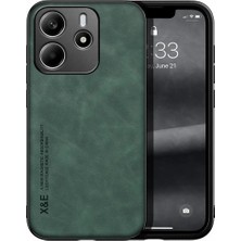 Bovinox Xiaomi Note 14 Kamera Korumalı Kılıf Deri Görünümlü Tam Koruma Vintage Premium Deri Lansman Kılıf