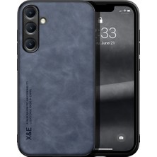 Bovinox Samsung Galaxy S25 Plus Kamera Korumalı Kılıf Deri Görünümlü Tam Koruma Vintage Premium Deri Kılıf