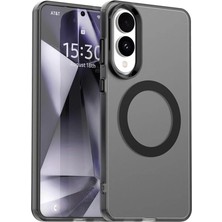 Bovinox Samsung Galaxy S25 Edge Uyumlu Magsafe Şarj Destekli Renkli Kılıf Kamera Korumalı Silikon Kapak