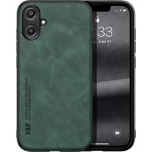 Bovinox Samsung Galaxy A06 Kamera Korumalı Kılıf Deri Görünümlü Tam Koruma Vintage Premium Deri Kılıf