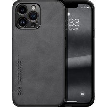 Bovinox Iphone 15 Pro Max Kamera Korumalı Kılıf Deri Görünümlü Tam Koruma Vintage Premium Deri Lansman Kılıf
