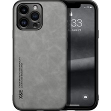 Bovinox Iphone 15 Pro Max Kamera Korumalı Kılıf Deri Görünümlü Tam Koruma Vintage Premium Deri Lansman Kılıf