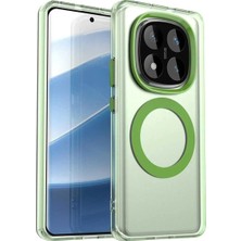 Bovinox Xiaomi Redmi Note 14 Pro Plus Uyumlu Magsafe Şarj Destekli Renkli Kılıf Kamera Korumalı Darbe Emici