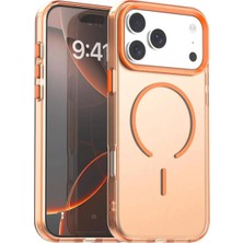 Bovinox Iphone 17 Pro Uyumlu Magsafe Şarj Destekli Renkli Kılıf Kamera Korumalı Silikon Darbe Emici Kapak