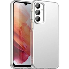 Bovinox Samsung Galaxy A55 Kılıf Parmak Izi Yapmaz Buzlu Şeffaf Ince Tasarım Kamera Koruma