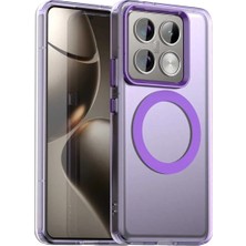 Bovinox Xiaomi Mi 14T Pro Uyumlu Magsafe Şarj Destekli Renkli Kılıf Kamera Korumalı Silikon Darbe Emici