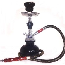 Küçük Boy Nargile Takımı - Siyah ( Lisinya )