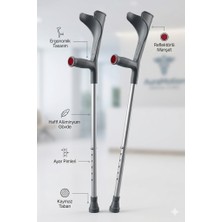 Mylife Çift Kanedyen Lüks Koltuk Değneği