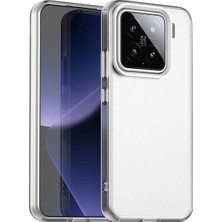 Bovinox Mi 15T Kılıf Parmak Izi Yapmaz Buzlu Şeffaf Ince Tasarım Kamera Koruma Üstün Koruma