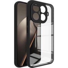 Bovinox Mi 15T Pro Uyumlu Kılıf Darbe Emici Airbagli Kamera Korumalı Sert Pc Arka Yüzey Kapak Siyah