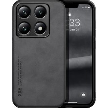 Bovinox Xiaomi Mi 14T Pro Kamera Korumalı Kılıf Deri Görünümlü Tam Koruma Vintage Premium Deri Lansman Kılıf
