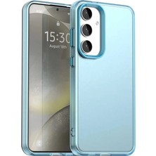 Bovinox Samsung Galaxy S25 Fe Kılıf Parmak Izi Yapmaz Buzlu Şeffaf Ince Tasarım Kamera Koruma Üstün Koruma