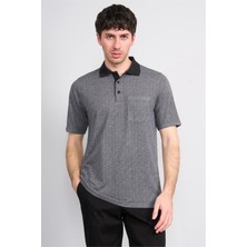 Çetinkaya Mentality 4627 Polo Yaka Regular Modelli T-Shirt Siyah