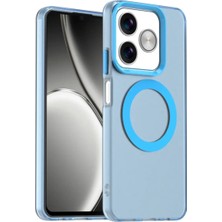 Bovinox Realme C63 Uyumlu Magsafe Şarj Destekli Renkli Kılıf Kamera Korumalı Silikon Darbe Emici Kapak