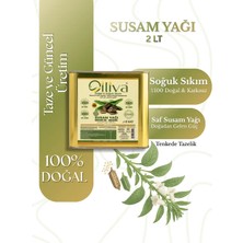 Oiliva %100 Saf Susam Yağı 2 Lt Teneke Soğuk Sıkım Doğal Katkısız