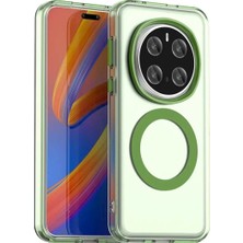 Bovinox Honor Magic 7 Pro Uyumlu Magsafe Şarj Destekli Renkli Kılıf Kamera Korumalı Silikon Darbe Emici