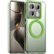 Bovinox Xiaomi Mi 14T Pro Uyumlu Magsafe Şarj Destekli Renkli Kılıf Kamera Korumalı Silikon Darbe Emici