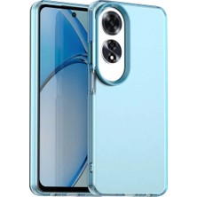 Bovinox Oppo A60 Kılıf Parmak Izi Yapmaz Buzlu Şeffaf Ince Tasarım Kamera Koruma