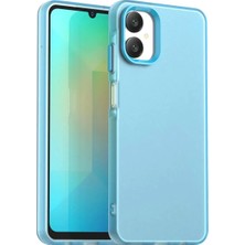 Bovinox Samsung Galaxy A06 Kılıf Parmak Izi Yapmaz Buzlu Şeffaf Ince Tasarım Kamera Koruma