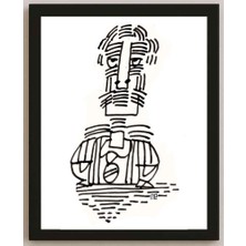 Karikatural Nezih Danyal Tipler Kişiye Özel Sertifikalı Sınırlı Fine Art Karikatür Baskı NTP00142