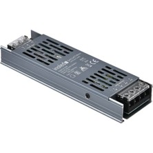 İnoled 30 Amper 12 Volt Şerit LED Trafosu 25 Metreye Kadar Destekler Metal Kasalı Adaptör