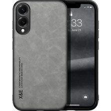 Bovinox Samsung Galaxy S25 Edge Kamera Korumalı Kılıf Deri Görünümlü Tam Koruma Vintage Premium Deri Kılıf