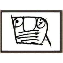 Karikatural Nezih Danyal Tipler Kişiye Özel Sertifikalı Sınırlı Fine Art Karikatür Baskı NTP00136