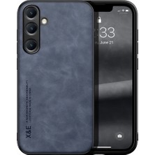 Bovinox Samsung Galaxy S25 Fe Kamera Korumalı Kılıf Deri Görünümlü Tam Koruma Vintage Premium Deri Kılıf