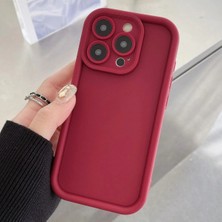 Bovinox Iphone 16 Pro Uyumlu Kamera Korumalı Silikon Kılıf Pürüzsüz Mat Yüzey Darbelere Dayanıklı