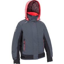 Decathlon Kadın Yelkenli/regatta Ceketi - Gri/pembe - Race 500