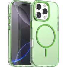 Bovinox Iphone 16 Pro Max Uyumlu Magsafe Şarj Destekli Renkli Kılıf Kamera Korumalı Silikon Darbe Emici