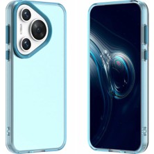 Bovinox Huawei Pura 70 Kılıf Parmak Izi Yapmaz Buzlu Şeffaf Ince Tasarım Kamera Koruma