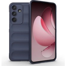 Bovinox Samsung Galaxy S25 Fe Kılıfı Darbe Emici Tasarım Kamera Korumalı Silikon Şişme Görünümlü Kapak