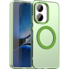 Bovinox Poco X7 Pro Uyumlu Magsafe Şarj Destekli Renkli Kılıf Kamera Korumalı Silikon Darbe Emici Kapak