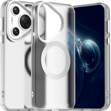 Bovinox Huawei Pura 70 Uyumlu Magsafe Şarj Destekli Renkli Kılıf Kamera Korumalı Silikon Darbe Emici Kapak