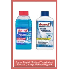 Domol Bulaşık Makinesi Temizleyicisi 250 ml + Çamaşır Makinesi Hijyenik Temizleyici 250 ml