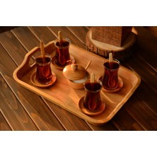 Bambum Bande Dikdörtgen Tepsi Küçük