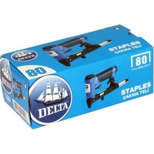 Delta 80/12 Çakma Zımba Teli 3000 Adet Kutu