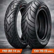 Honda Pcx Lastik Takımı 2020-2026 Anlas Tournee 2 110/80-14 Ön 130/70-13 - 4 MEVSİM 2026 Üretim Uyumlu