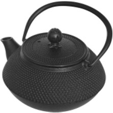 Taşev BAMBUM  Linden - Sümbül Döküm Demlik 750 ml Mat Siyah