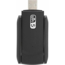 Uslucan Alışveriş Wifi Adaptörü Bt5.0 Wifi 2'si Bir Arada Çift Bantlı Çift Anten
