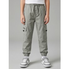 Tati Erkek Çocuk Likralı Komando Cepli Lastikli Pantolon