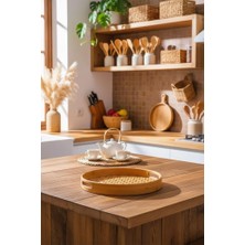 Acar Bambu Sunum Tepsi - 35 cm